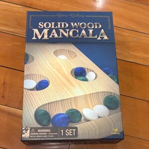 Solid Wood Mancala Game Set